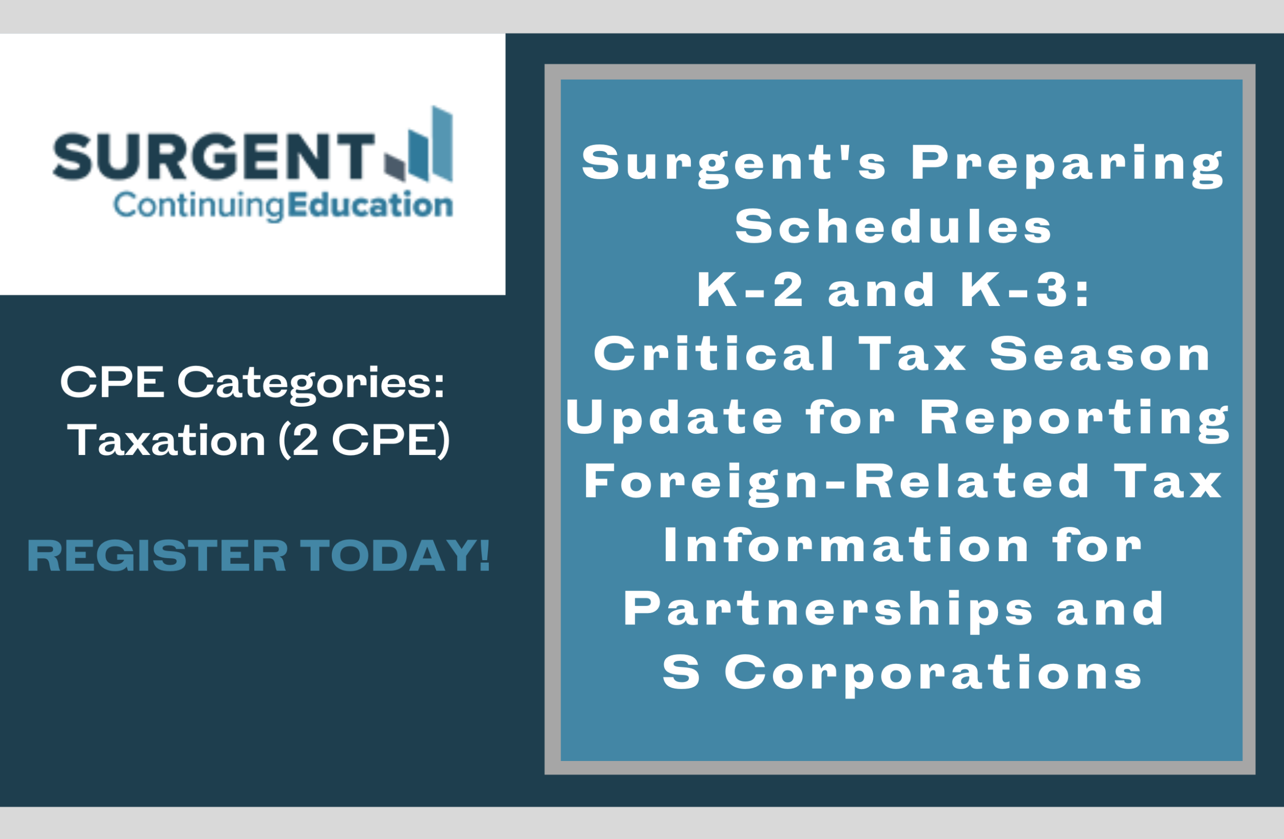 Surgent K-2 and K-3 Update Blog Ad 2.22